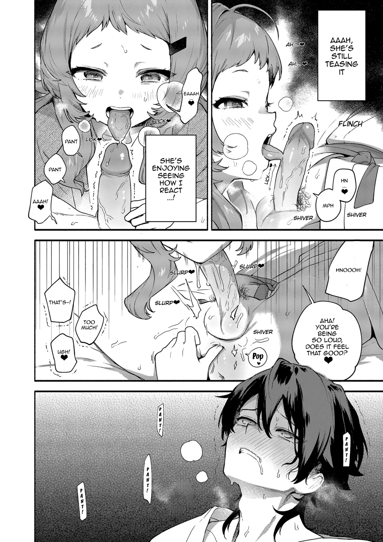 Mako-senpai ni Taberareru. ~Chiisakute Dekkai Ama Sado Senpai ni Otosareru~ | Eaten By Mako-senpai ~Falling To A Tiny But Huge Sadist Senpai~ – Chapter 1 – page 32
