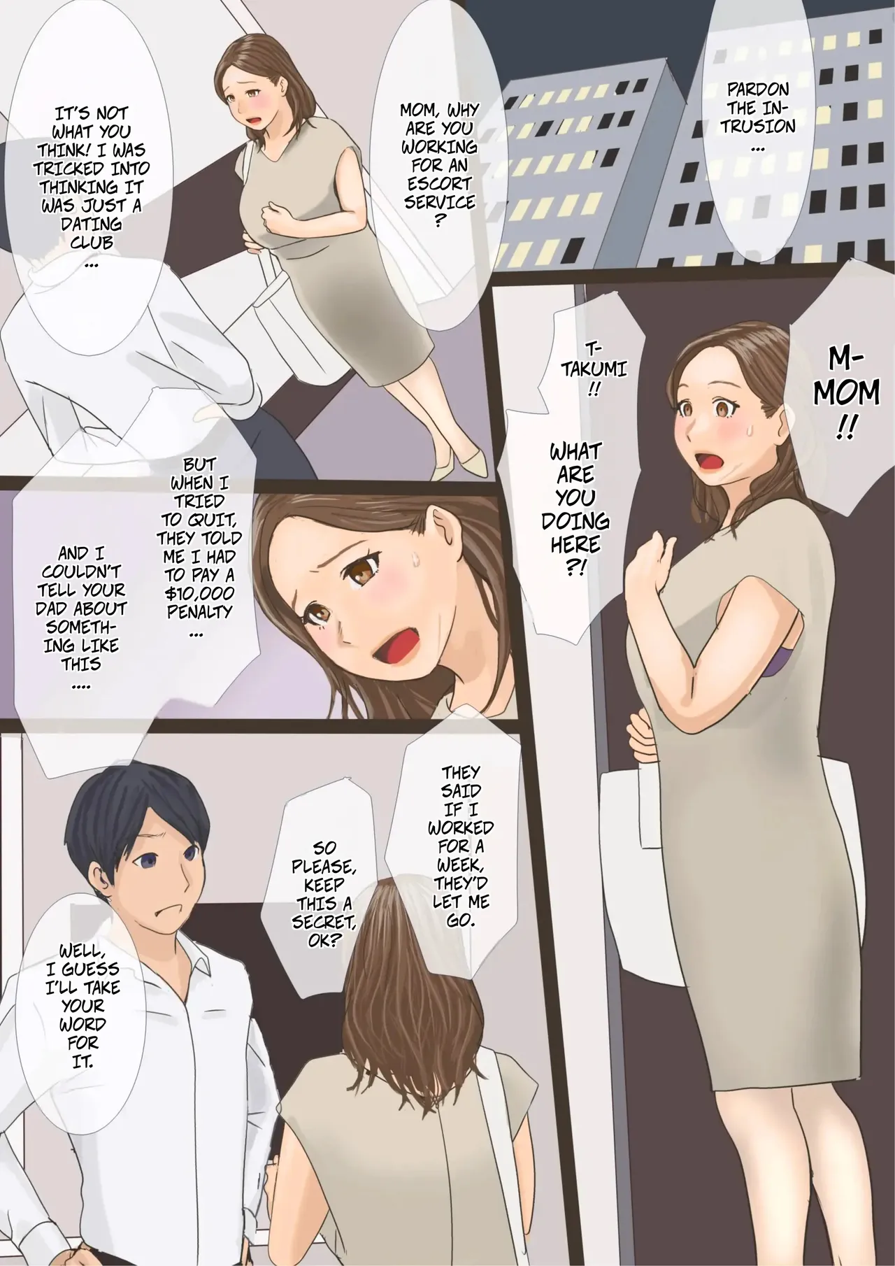 DeliHeal Yondara Haha datta node Sono Mama Kai Nagasu Koto ni Shita Hen | The Call Girl Turned Out To Be My Mom So I Decided To Tame Her — preview page 3