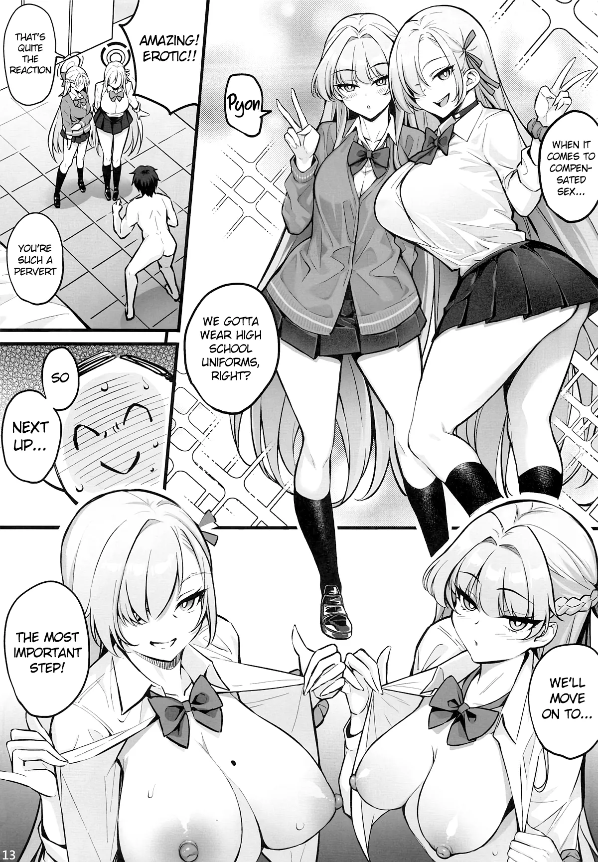 C&C no Buin to… Ii Koto Shichau | Doing Something Lewd… With C&C Members — preview page 13
