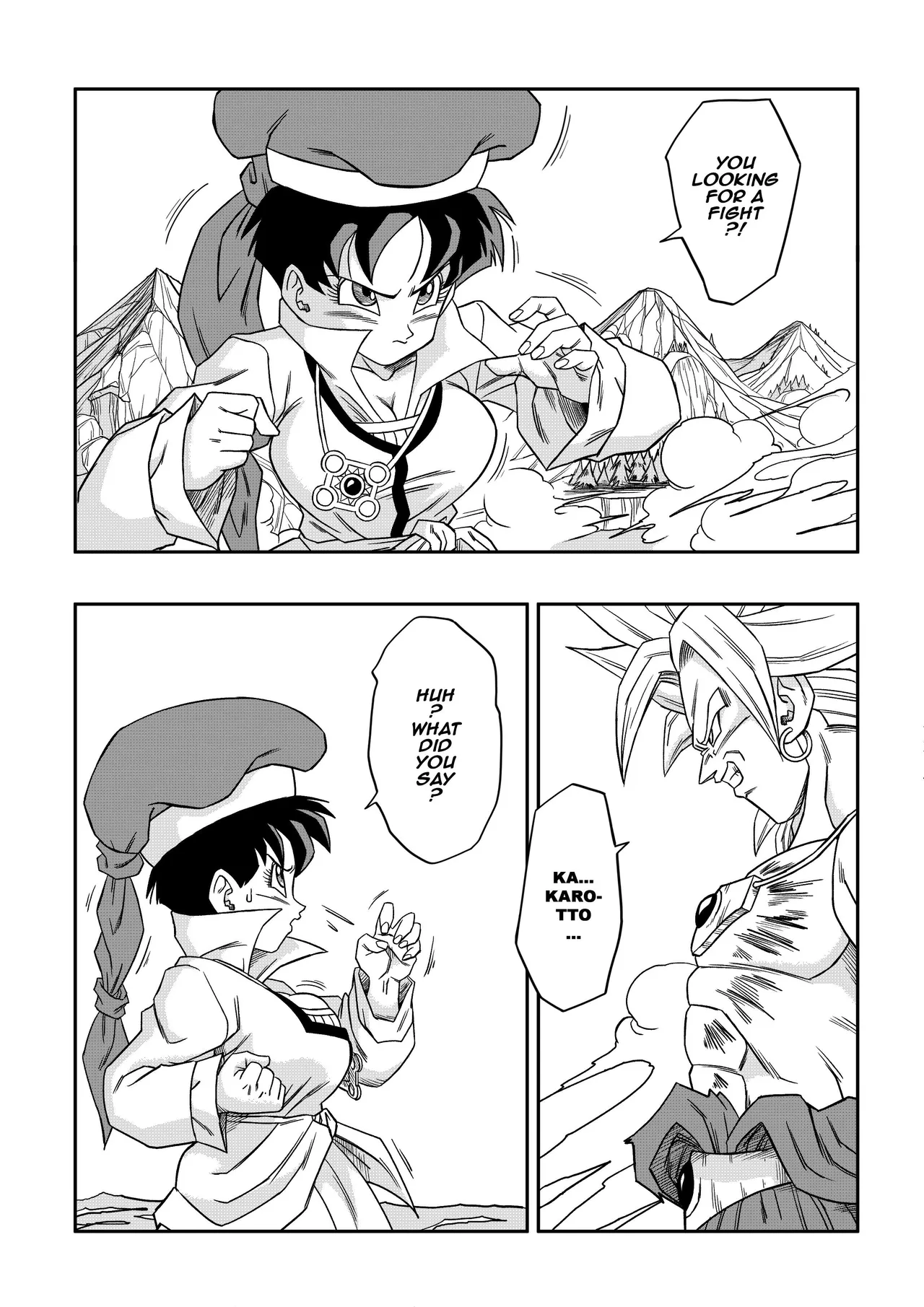 The Sacrifice of Natade Village! Videl vs Broly! — preview page 4