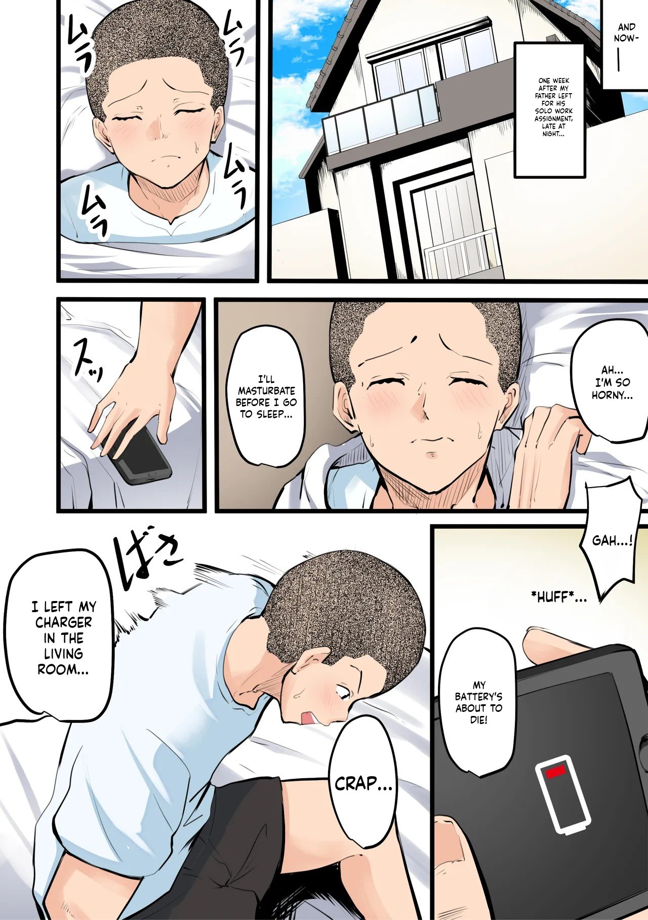 “Kami no Daigosan” Hahaoya to Musuko ga Doujiki ni Seiyoku no Peak o Mukaete Shimau!! | Mother and son hit their peak libido at the very same time!! — preview page 7