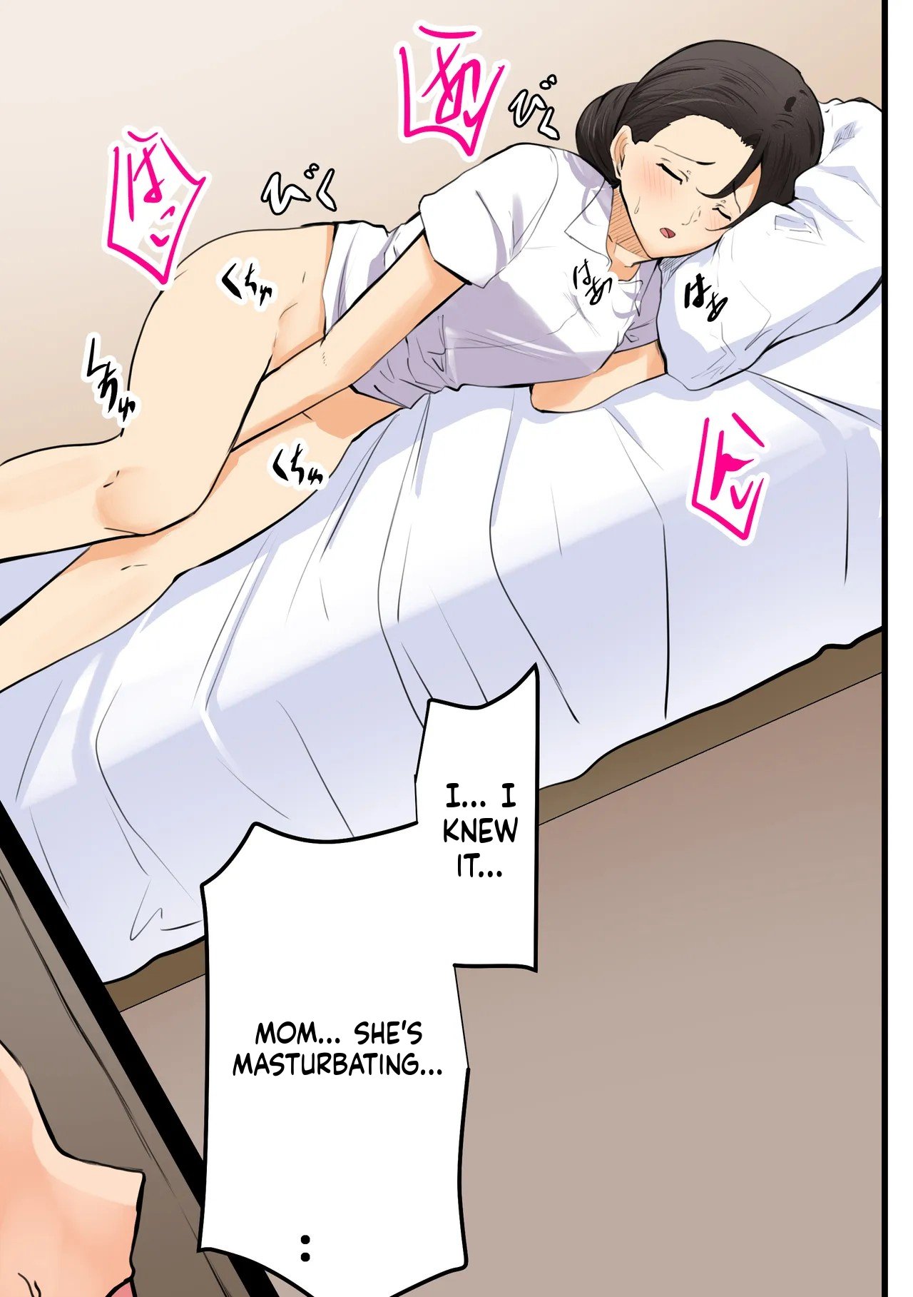 “Kami no Daigosan” Hahaoya to Musuko ga Doujiki ni Seiyoku no Peak o Mukaete Shimau!! | Mother and son hit their peak libido at the very same time!! — preview page 9