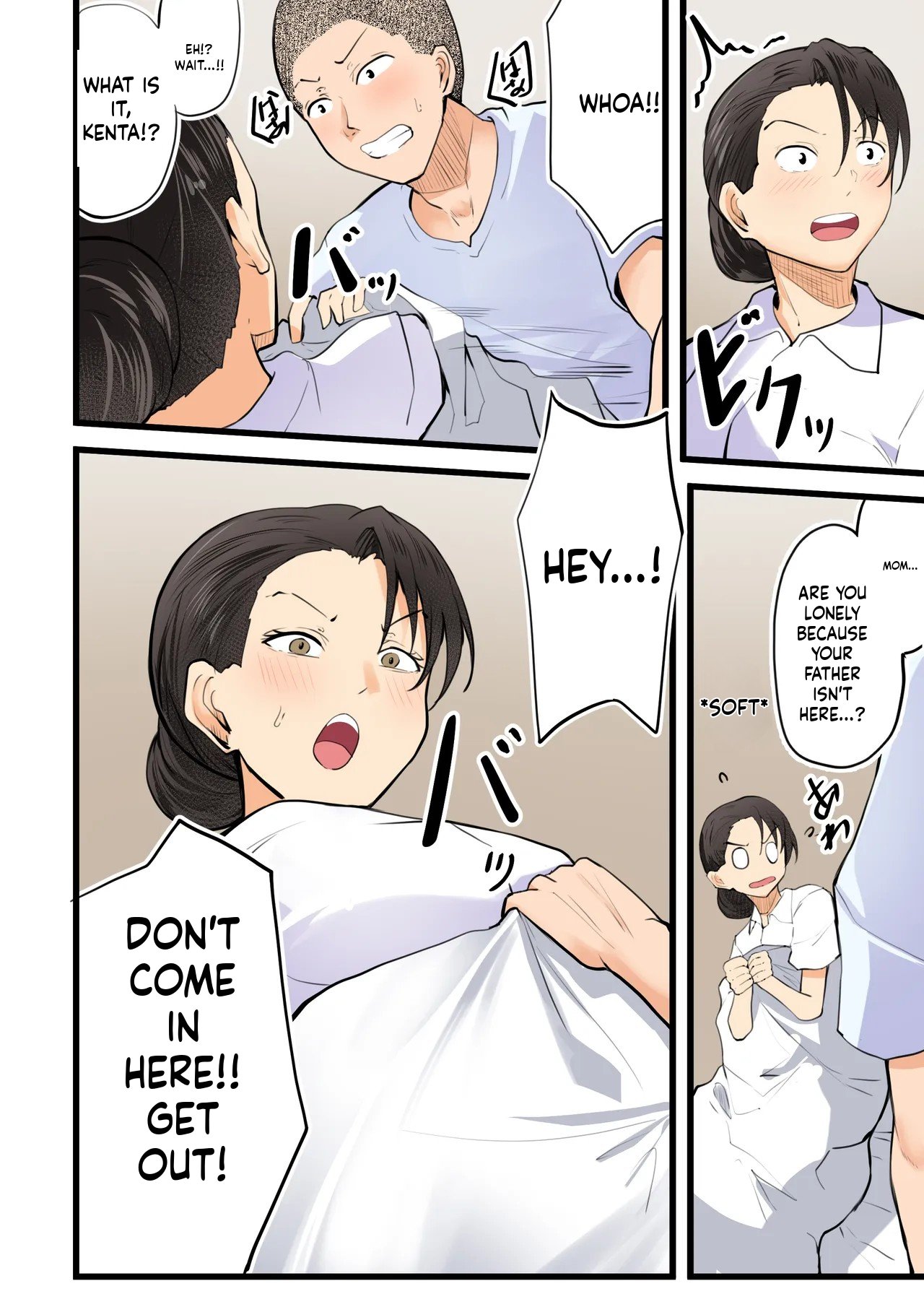 “Kami no Daigosan” Hahaoya to Musuko ga Doujiki ni Seiyoku no Peak o Mukaete Shimau!! | Mother and son hit their peak libido at the very same time!! — preview page 11