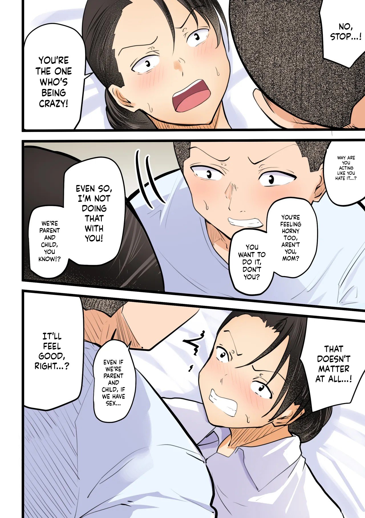 “Kami no Daigosan” Hahaoya to Musuko ga Doujiki ni Seiyoku no Peak o Mukaete Shimau!! | Mother and son hit their peak libido at the very same time!! — preview page 15