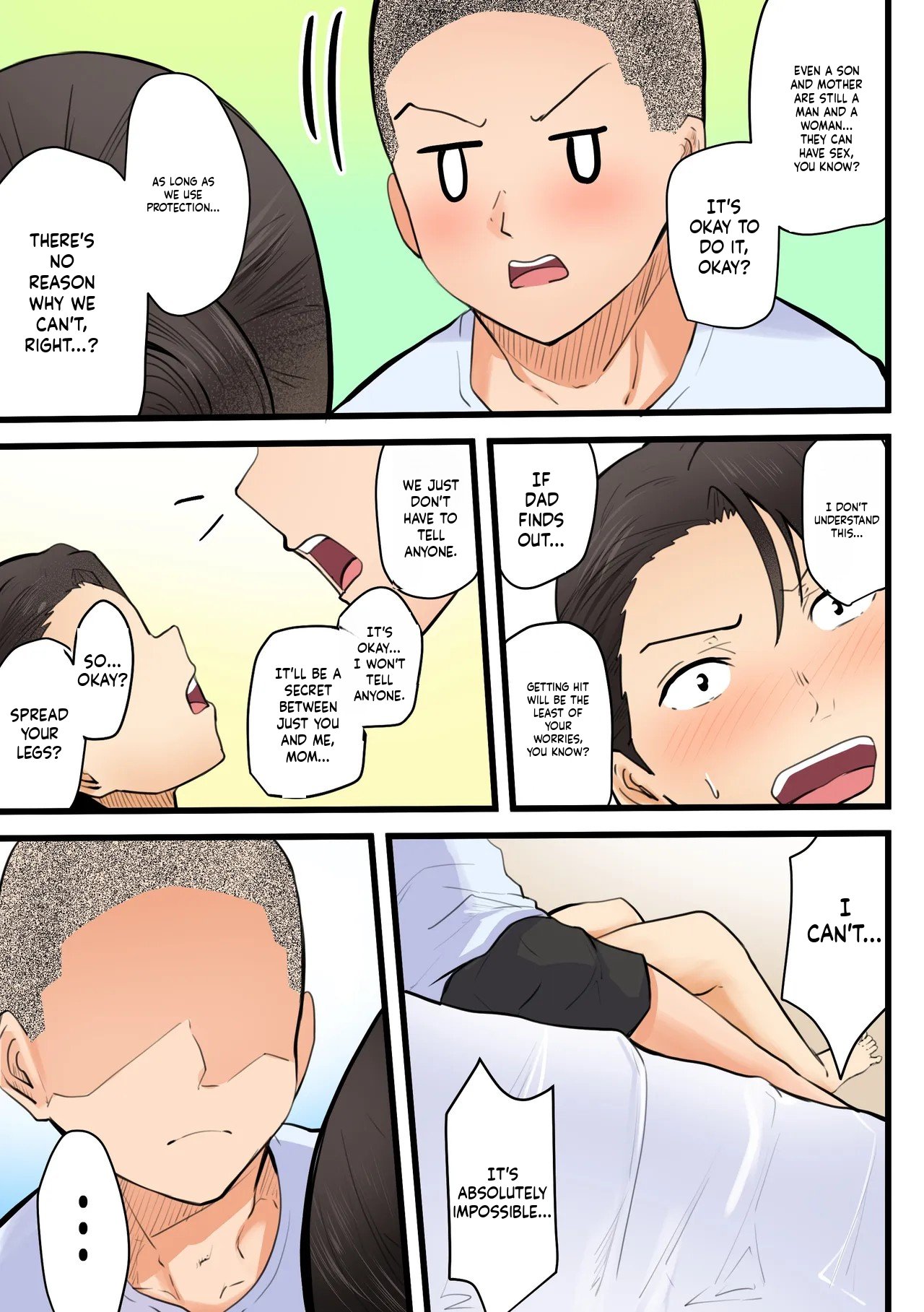 “Kami no Daigosan” Hahaoya to Musuko ga Doujiki ni Seiyoku no Peak o Mukaete Shimau!! | Mother and son hit their peak libido at the very same time!! – Chapter 1 – page 23