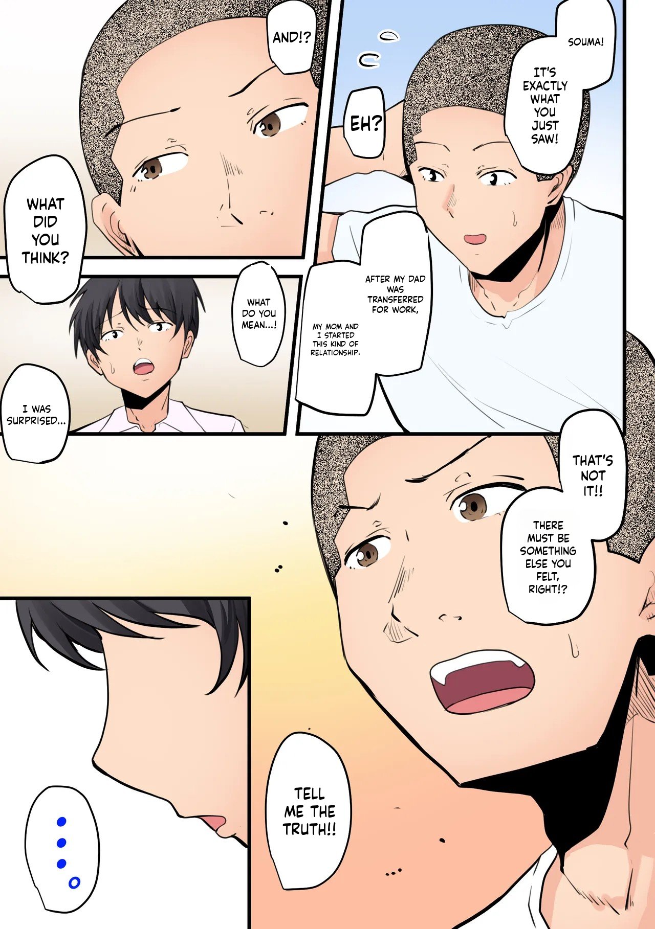 “Kami no Daigosan” Hahaoya to Musuko ga Doujiki ni Seiyoku no Peak o Mukaete Shimau!! | Mother and son hit their peak libido at the very same time!! – Chapter 1 – page 54