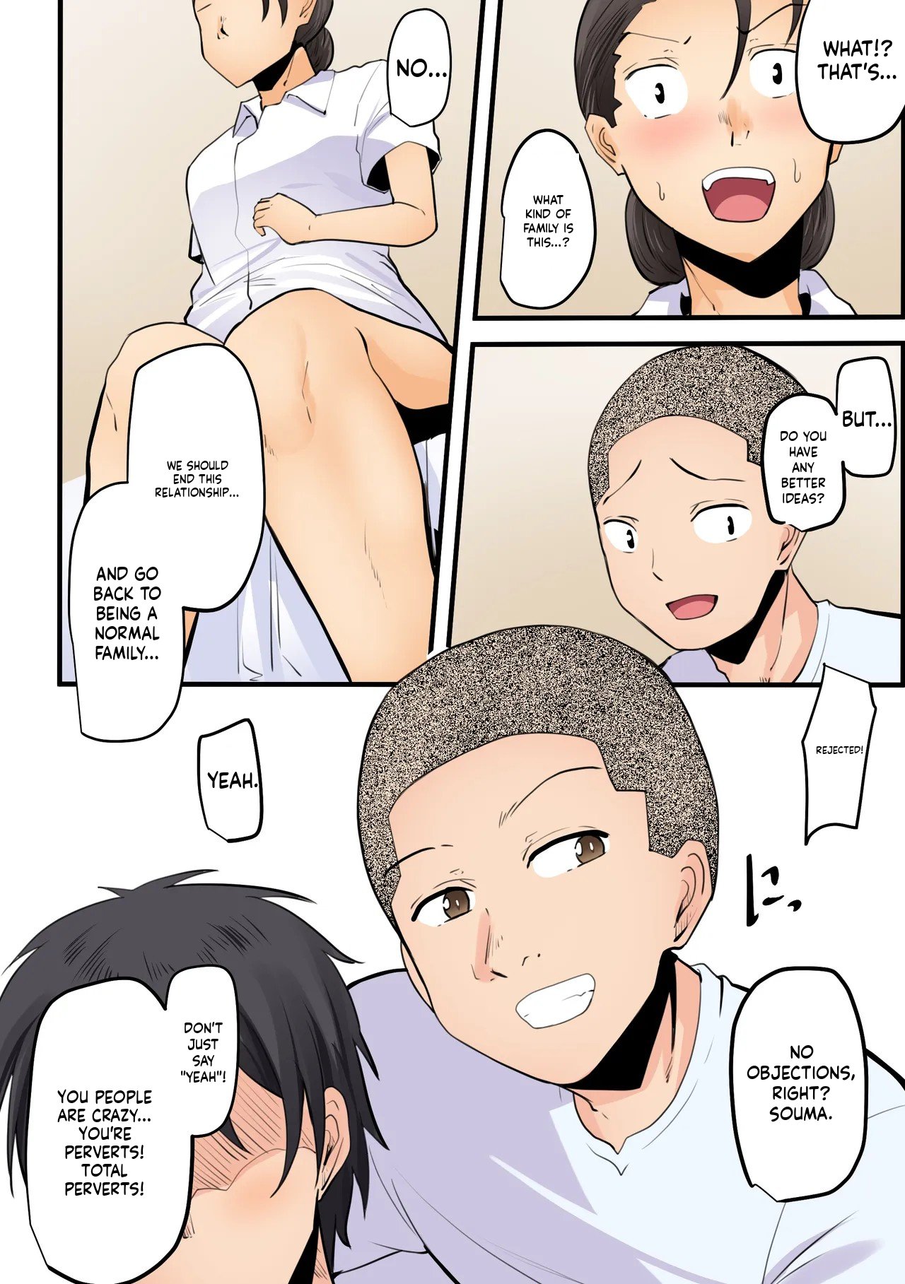“Kami no Daigosan” Hahaoya to Musuko ga Doujiki ni Seiyoku no Peak o Mukaete Shimau!! | Mother and son hit their peak libido at the very same time!! – Chapter 1 – page 57