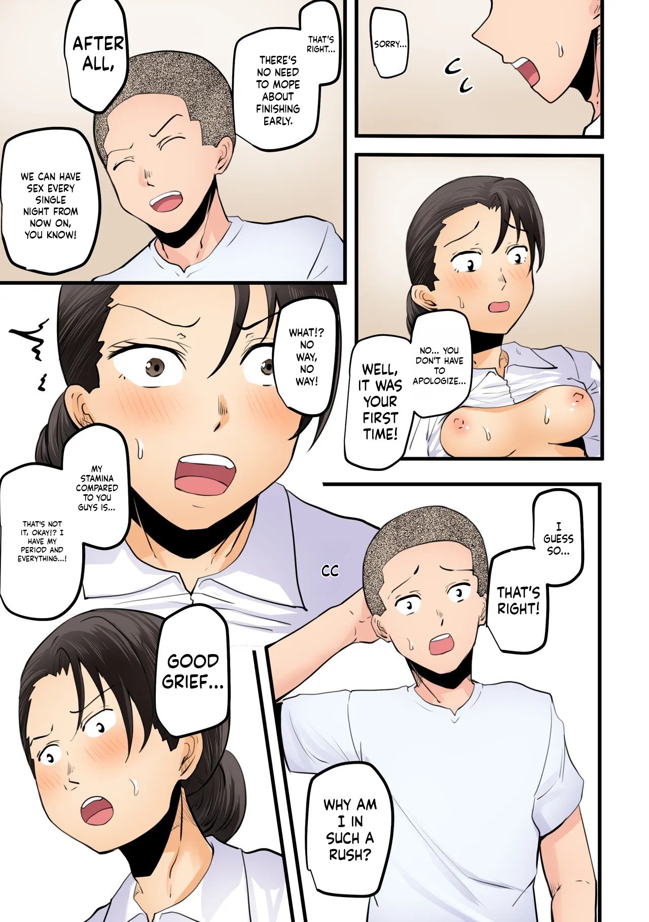 “Kami no Daigosan” Hahaoya to Musuko ga Doujiki ni Seiyoku no Peak o Mukaete Shimau!! | Mother and son hit their peak libido at the very same time!! – Chapter 1 – page 68