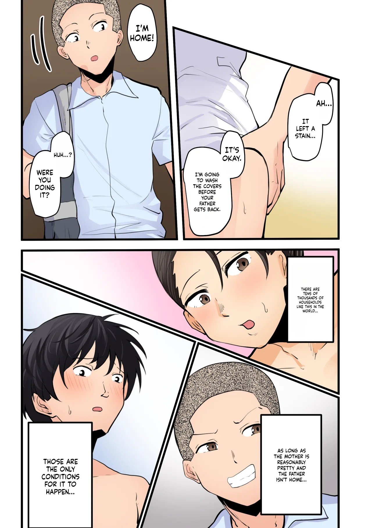 “Kami no Daigosan” Hahaoya to Musuko ga Doujiki ni Seiyoku no Peak o Mukaete Shimau!! | Mother and son hit their peak libido at the very same time!! – Chapter 1 – page 74